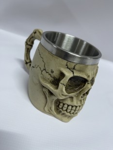  3d Skull Face Goblet in Kuwait