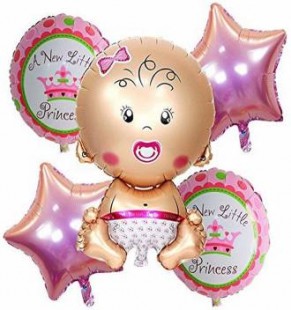 Buy A New Little Princess - Balloon Bouquet in Kuwait