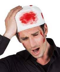  Adult Bloody Hat With Bandana in Manqaf