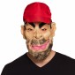 Adult Latex face Mask Horror Trucker with Cap