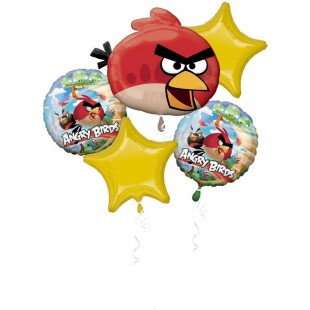  Angry Birds  Balloon Bouquet in Saad Al Abdullah