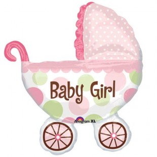  Baby Buggy Girl Balloon in Kuwait