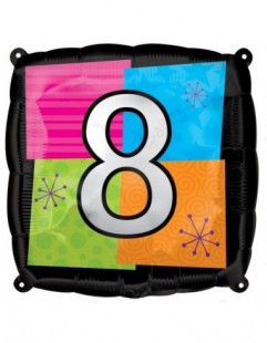  Balloon Number 8 Square in Kuwait