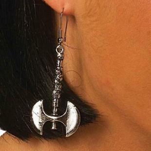  Battle Axe Gothic Earrings in Al Salam