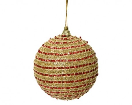 Bauble foam round circle string