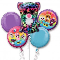 Buy Beanie Boos Foil Balloon Bouquet in Kuwait