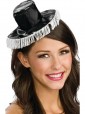 Black and White Mini Spanish Hat