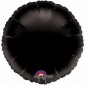 Black Round Balloon 18