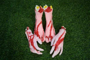  Bloody Foot And Hand (white) in Kuwait