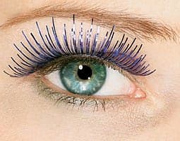  Blue Tinsel Eyelashes in Dhajeej