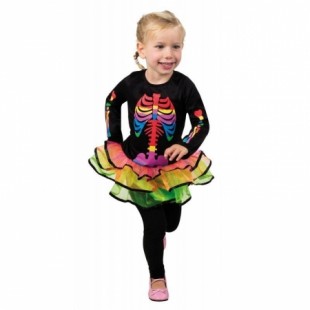  Brightly Bony Child Costume 3-4 in Kuwait