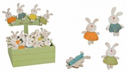 Buy Bunny Clip In Wood Display Wood in Kuwait