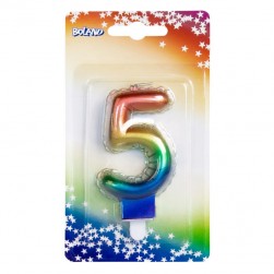 Buy Candle No. 5 - Rainbow in Kuwait