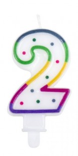 Candle Number 2 - Asst in Kuwait