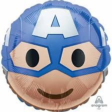  Captain America Standard Foil Balloon Accessories in Surra