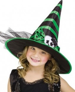  Child Ribbon Witch Hat in Firdous