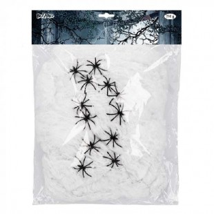  Cobweb 250g White With 12 Spiders in Kuwait