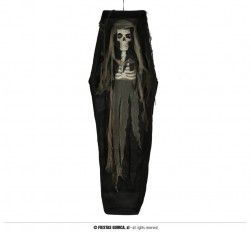 Buy Coffin With Skeleton Hanging 160cms in Kuwait