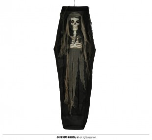  Coffin With Skeleton Hanging 160cms in Kuwait