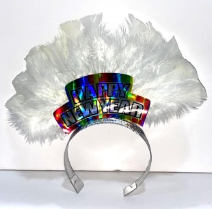  Deluxe Feathered New Year Tiara 6 in Kuwait