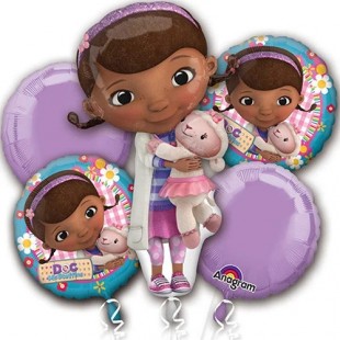  Doc Mcstuffins Balloon Bouquet in Kuwait