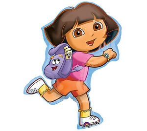  Dora The Explorer In Action Foil Balloon Accessories in Mansouriya