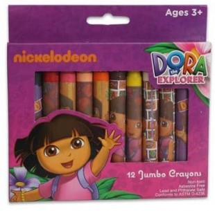  Dora The Explorer Jumbo Crayons Accessories in Khaitan