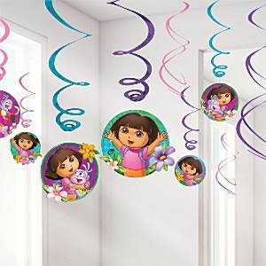  Dora The Explorer Swirl Decorations Accessories in Kuwait City