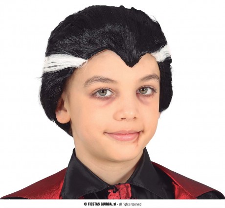 DRACULA WIG FOR CHILDREN IN BOX