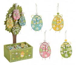 Buy Egg For Hanging On Tree Pillar Wood in Kuwait