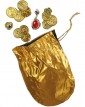 Egyptian Coin Pouch, Jewels & Coins