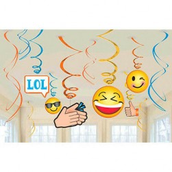 Buy Emoji Lol Hanging Swirl Decorations  in Kuwait