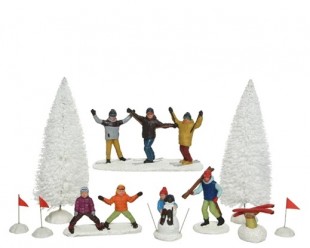  Figurines Polyresin Trees - Flags - Figurines Indoor in Messila