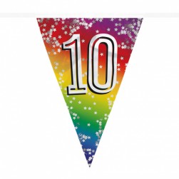 Buy Foil Bunting '10' in Kuwait