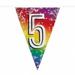 Buy Foil Bunting '5' in Kuwait