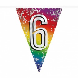 Buy Foil Bunting '6' in Kuwait