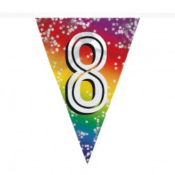 Buy Foil Bunting '8' in Kuwait