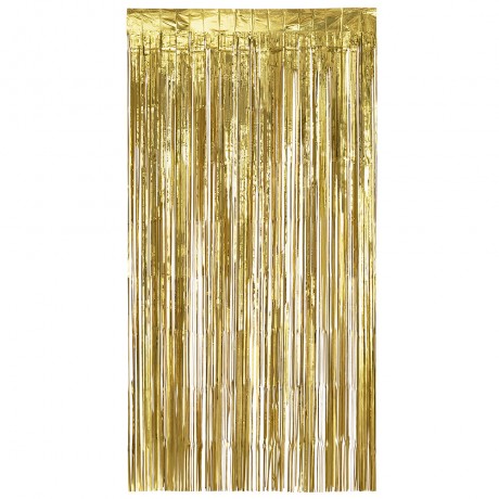 Foil Curtain Metallic Gold