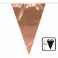 Foil Mini Bunting Rose Gold (14x10.5x300 cm)