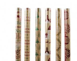  Giftwrapping Paper 6 Ass Fsc Mix 70% in Mansouriya