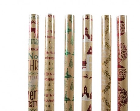 Giftwrapping Paper 6 Ass Fsc Mix 70%