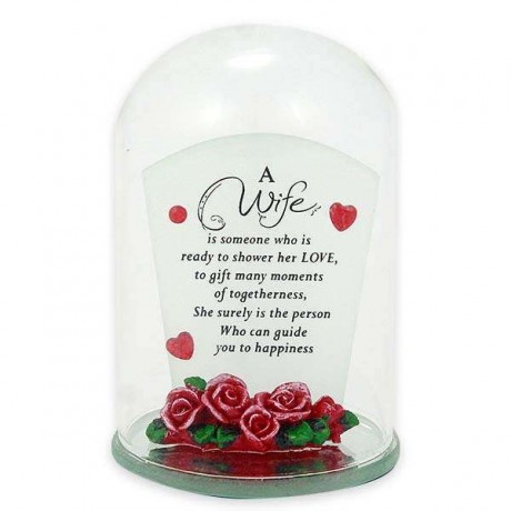 Glass Quotation - A Wife