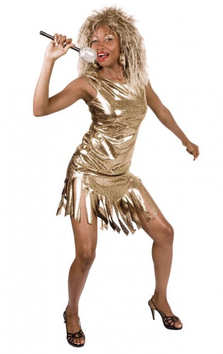 Gold Rock Queen Adult Female Fancy Dress