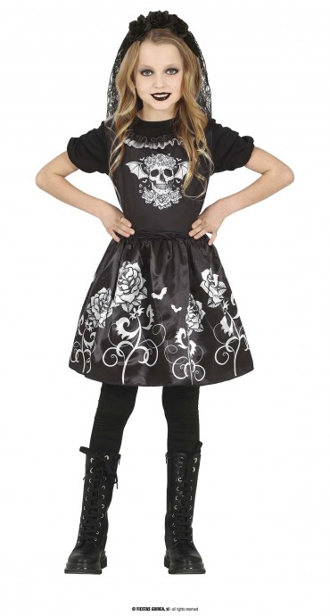 Goth Dancer Child Costume 7-9 yrs