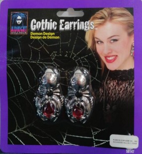  Gothic Demon Earrings in Kuwait