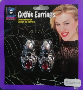  Gothic Demon Earrings in Alshuhada