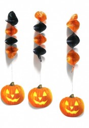 Buy Halloween Spiral Decoration 3pcs Assorted in Kuwait