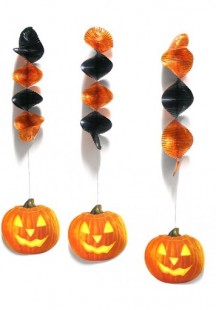  Halloween Spiral Decoration 3pcs Assorted in Firdous