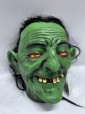 Hanging Green Zombie Head
