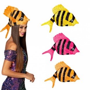  Hat Fish 3 Colors Asst. in Sulaibiya